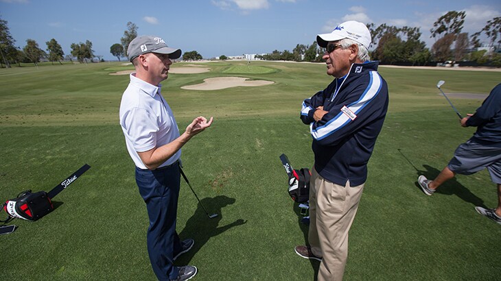 Team Titleist member Jackson and Bob. 