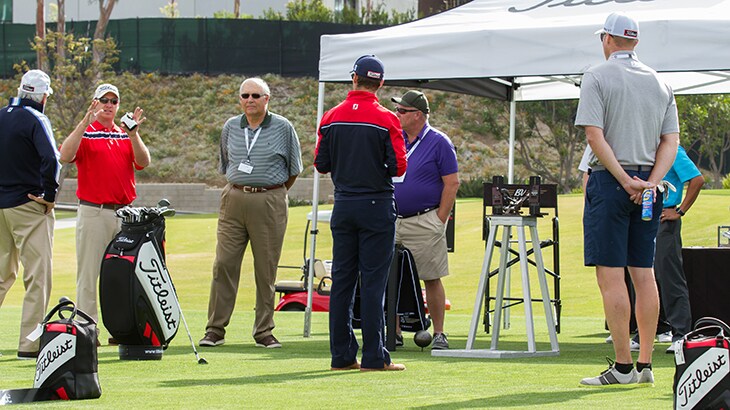 The Voke with Team Titleist member Dino. 