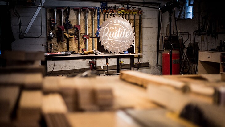 Whereabouts filming began at the workshop of Team...